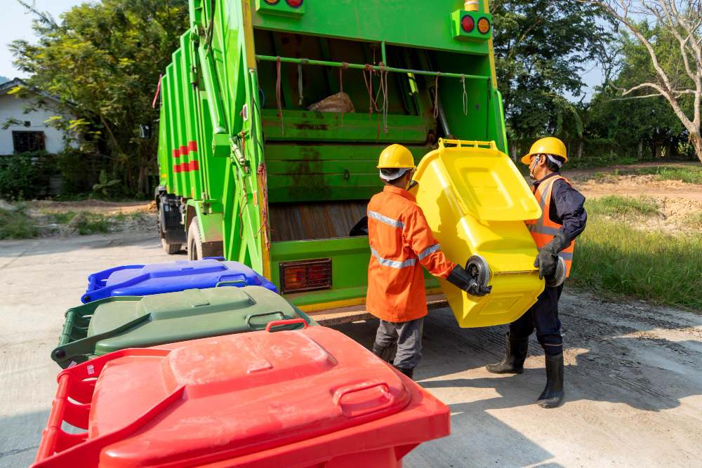skip hire waste collector